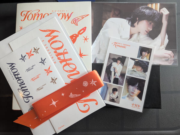 TXT Minisode 3: Tomorrow album with Beomgyu Romantic inclusions